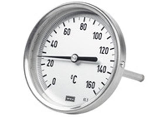 Bimetallthermometer, G 1/2 hinten, L=160, Ø 100, -30 °C bis 50 °C