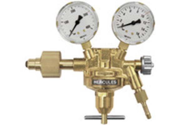 Flaschendruckminderer, 300 bar, Sauerstoff, Arbeitsdruck 0-10 bar