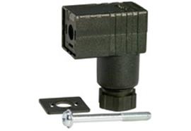 Gerätestecker für Mini-Magnetventile 15 mm, PG 9 Form C