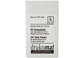 Öl-Testpapier (50 Streifen), für Öl-Wasser-Trenner »drukosep«