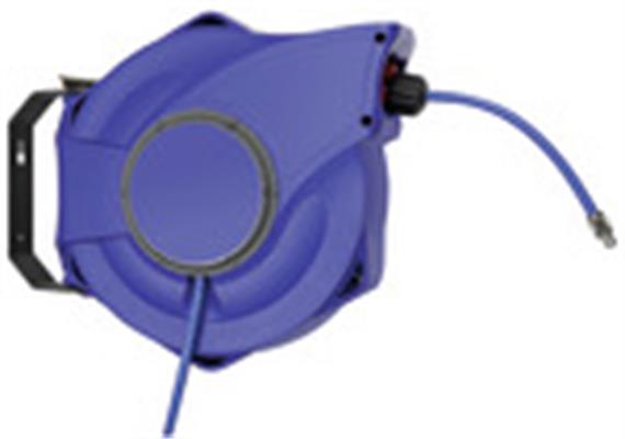 Schlauchaufroller für Druckluft, PU-Schlauch ø 12x8, R1/4"AG, Schlauchlänge 7 Meter