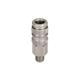 Schnellverschluss-Schiebe-Kupplung DN8, absperrend, 1-Stufig, Messing/Stahl