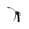 Sicherheits-Blaspistole, dosierbar, schallgedämpft, SUVA zertifiziert, Rohr gebogen 130mm