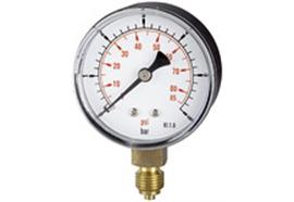 Standardmano »pressure line« G 1/4 unten, 0-10,0 bar/145 psi, Ø50