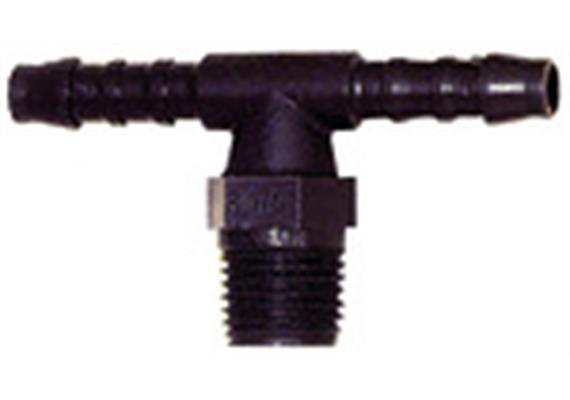 T-Einschraubstutzen, R 1/4 a., für Schlauch LW 4 mm, SW 14, PA 6