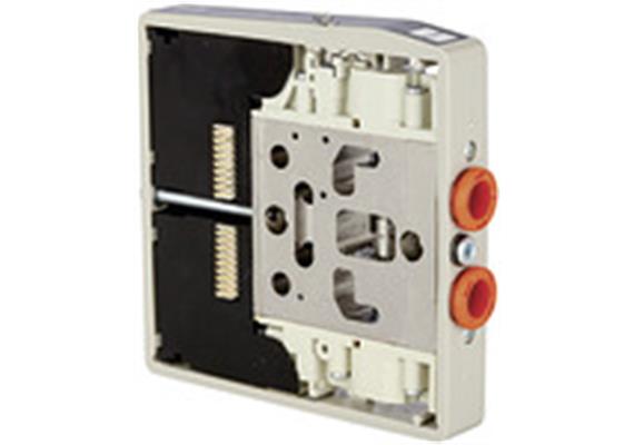 Ventilscheibe HDM, Anschl. 8 mm, 5/2-Wege monostabil, nutzt 1 Pin