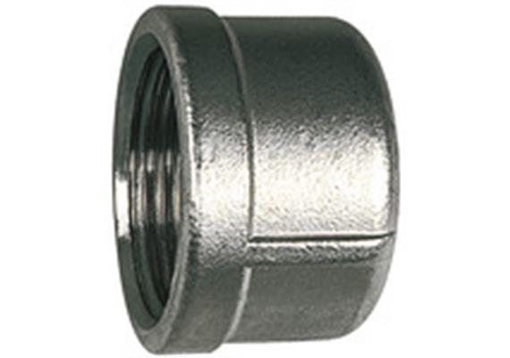 Verschlusskappe, rund, G 1, Durchmesser 40,0 mm, Edelstahl 1.4408