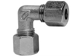 Winkel-Verschraubung, Rohr-Außen-Ø 10 mm, Stahl verzinkt