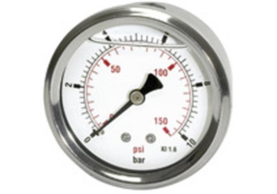 Glyzerinmano »pressure line«, G 1/4 hinten, 0-6,0 bar/90 psi, Ø63