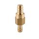 Plug DN15,closing,,brass