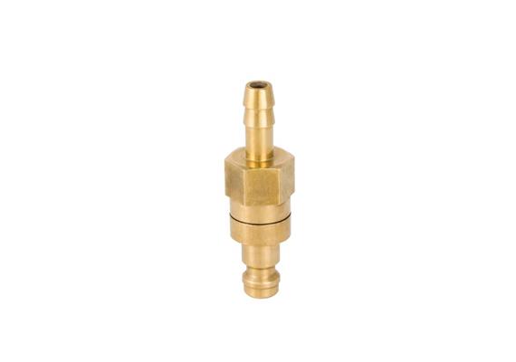 Plug DN5, closing, Brass