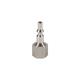 Plug DN6, non-closing, non-interchangeable, Stainless Steel