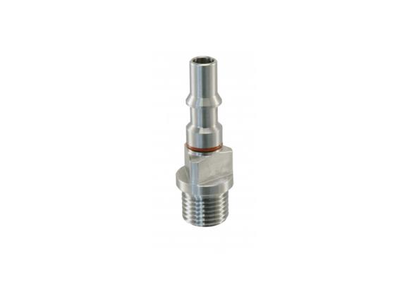 Plug DN6, non-closing, non-interchangeable, Stainless Steel