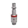 Plug with check valve DN11, closing, Heavy-Duty Range, Stainless Steel