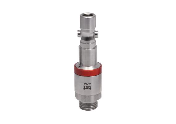 Plug with check valve DN11, closing, Heavy-Duty Range, Stainless Steel