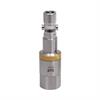 Plug with check valve DN11, closing, Heavy-Duty Range, Stainless Steel