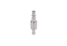 Plug with check valve DN11, closing, Stainless Steel