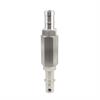 Plug with check valve DN19, closing, Heavy-Duty Range, Stainless Steel