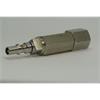 Plug with check valve DN6, closing, non-interchangeable, Stainless Steel