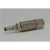 Plug with check valve DN6, closing, non-interchangeable, Stainless Steel