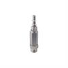 Plug with check valve DN6, closing, non-interchangeable, Stainless Steel