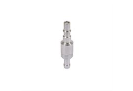 Plug with check valve DN6, closing, Stainless Steel