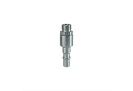 Plug with check valve DN8, closing, Stainless Steel