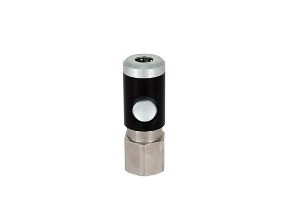 Quick action push button DN5.5, closing, 2-steps, Brass