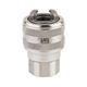 Quick action rotating sleeve coupling DN11,closing,2-steps,stainless steel