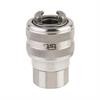 Quick action rotating sleeve coupling DN11,closing,2-steps,stainless steel