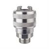 Quick action rotating sleeve coupling DN11,closing,2-steps,stainless steel