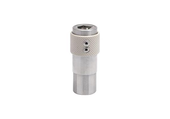 Quick action rotating sleeve coupling DN6, closing, 2-steps, steel