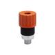 Quick action rotating sleeve coupling DN8, closing, 2-steps, steel