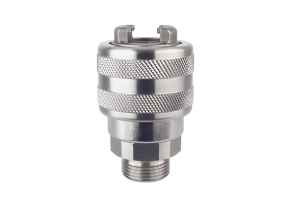 Quick action rotating sleeve coupling heavy-dutyDN11,closing,2-steps,stainless steel