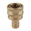 Quick action sliding sleeve coupling DN1/8" - 1",open, 1-step, Brass