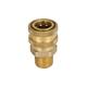 Quick action sliding sleeve coupling DN1/8" - 1",open, 1-step, Brass