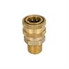 Quick action sliding sleeve coupling DN1/8" - 1",open, 1-step, Brass