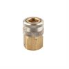 Quick action sliding sleeve coupling DN15, closing, 1-step, Brass