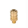 Quick action sliding sleeve coupling DN5.5, closing, 1-steps, brass