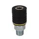 Quick action sliding sleeve coupling DN5.5, closing, 2-steps, Steel/Plastic