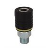 Quick action sliding sleeve coupling DN5.5, closing, 2-steps, Steel/Plastic