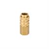 Quick action sliding sleeve coupling DN5, closing, 1-steps, Brass