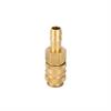 Quick action sliding sleeve coupling DN5, closing, 1-steps, Brass