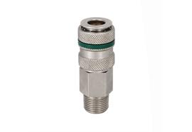Quick action sliding sleeve coupling DN5, closing, 1-steps, steel