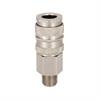 Quick action sliding sleeve coupling DN6, closing, 1-steps, Brass