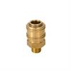 Quick action sliding sleeve coupling DN7.2, closing, 1-step, Brass