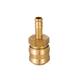 Quick action sliding sleeve coupling DN7.2, closing, 1-step, Brass