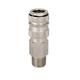 Quick action sliding sleeve coupling DN7.5, closing, 1-steps, steel