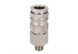 Quick action sliding sleeve coupling DN8.5, closing, 1-steps, Brass