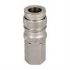 Quick action sliding sleeve coupling DN8, closing, Brass